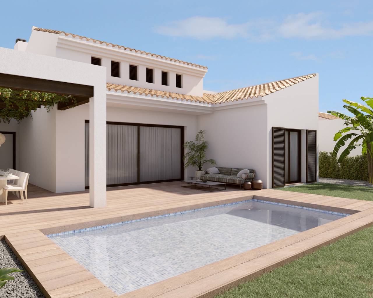 Chalet independiente - Nueva construcción  - Algorfa - LNH3288