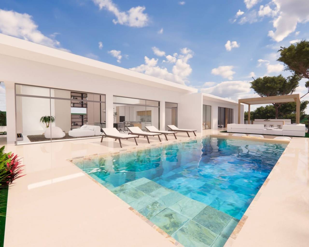 Chalet independiente - Nueva construcción  - Pinar de Campoverde - LNH3582