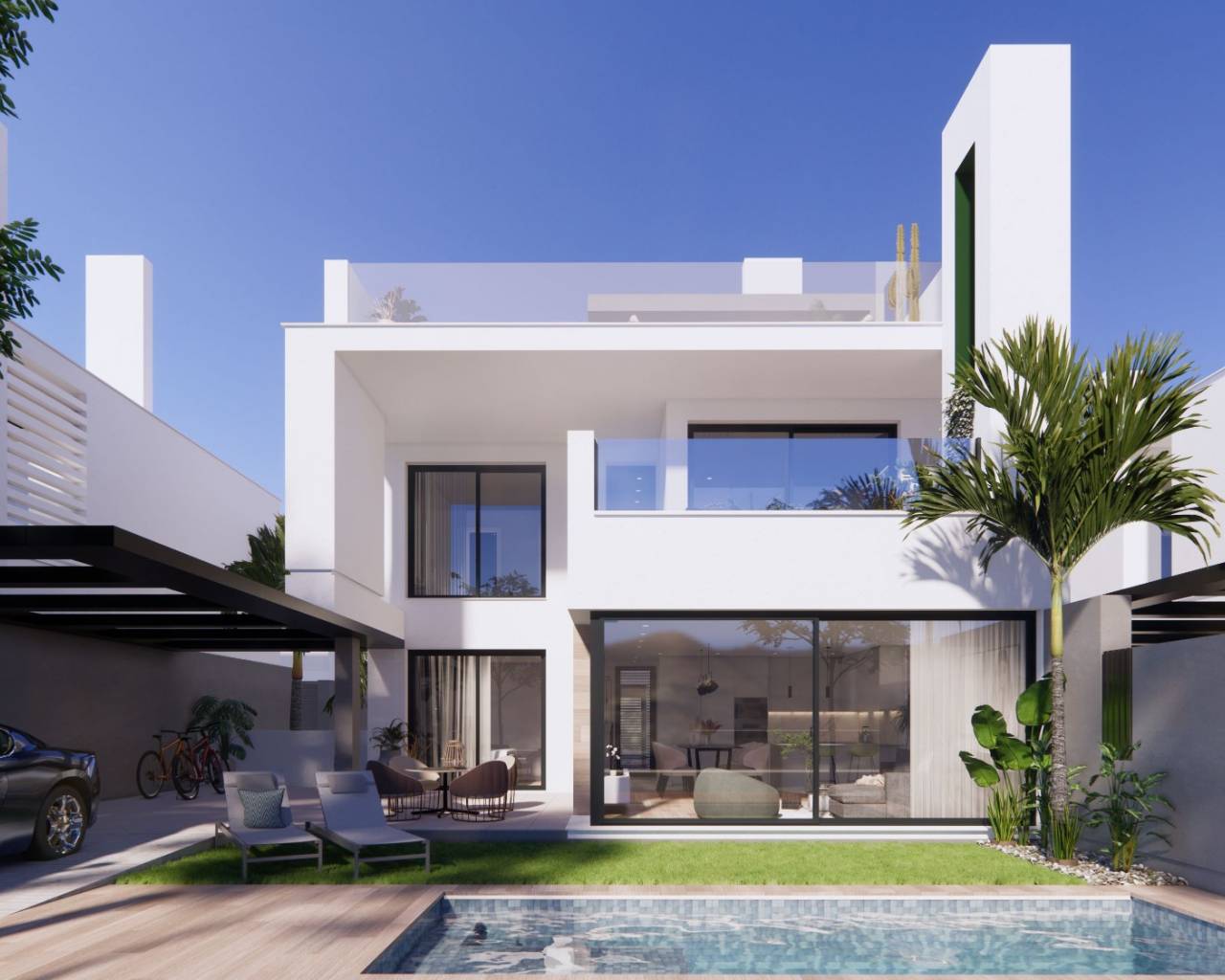 Einbýlishús · New Build · Los Alcazares · Santa Rosalia Lake and Life Resort