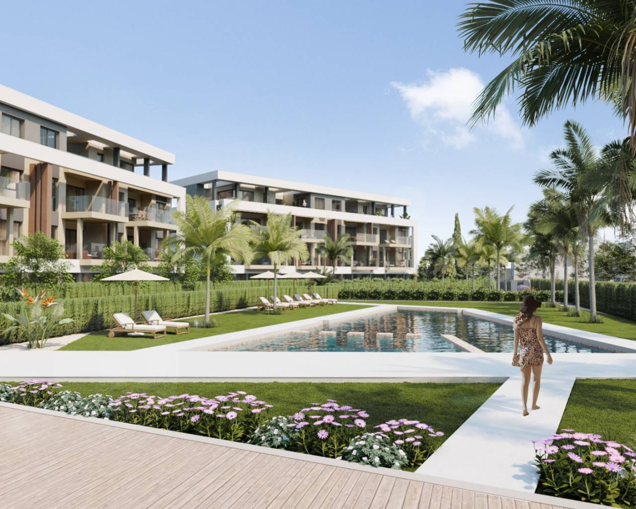 Íbúð · New Build · Los Alcazares · Santa Rosalia Lake and Life Resort