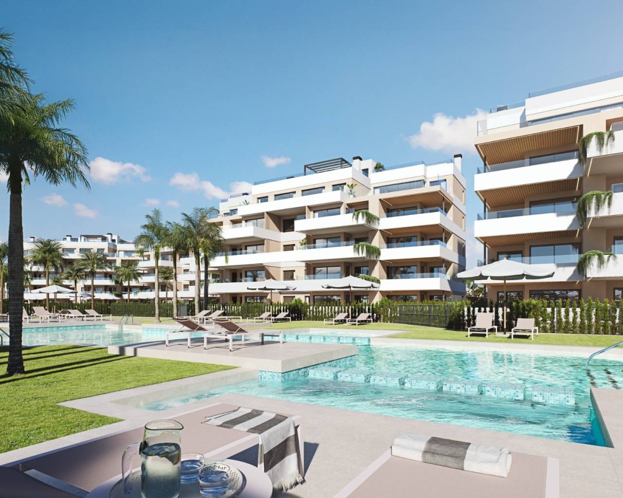 Íbúð · New Build · Los Alcazares · Santa Rosalia Lake and Life Resort
