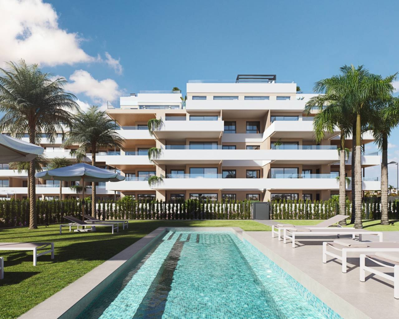 Íbúð · New Build · Los Alcazares · Santa Rosalia Lake and Life Resort