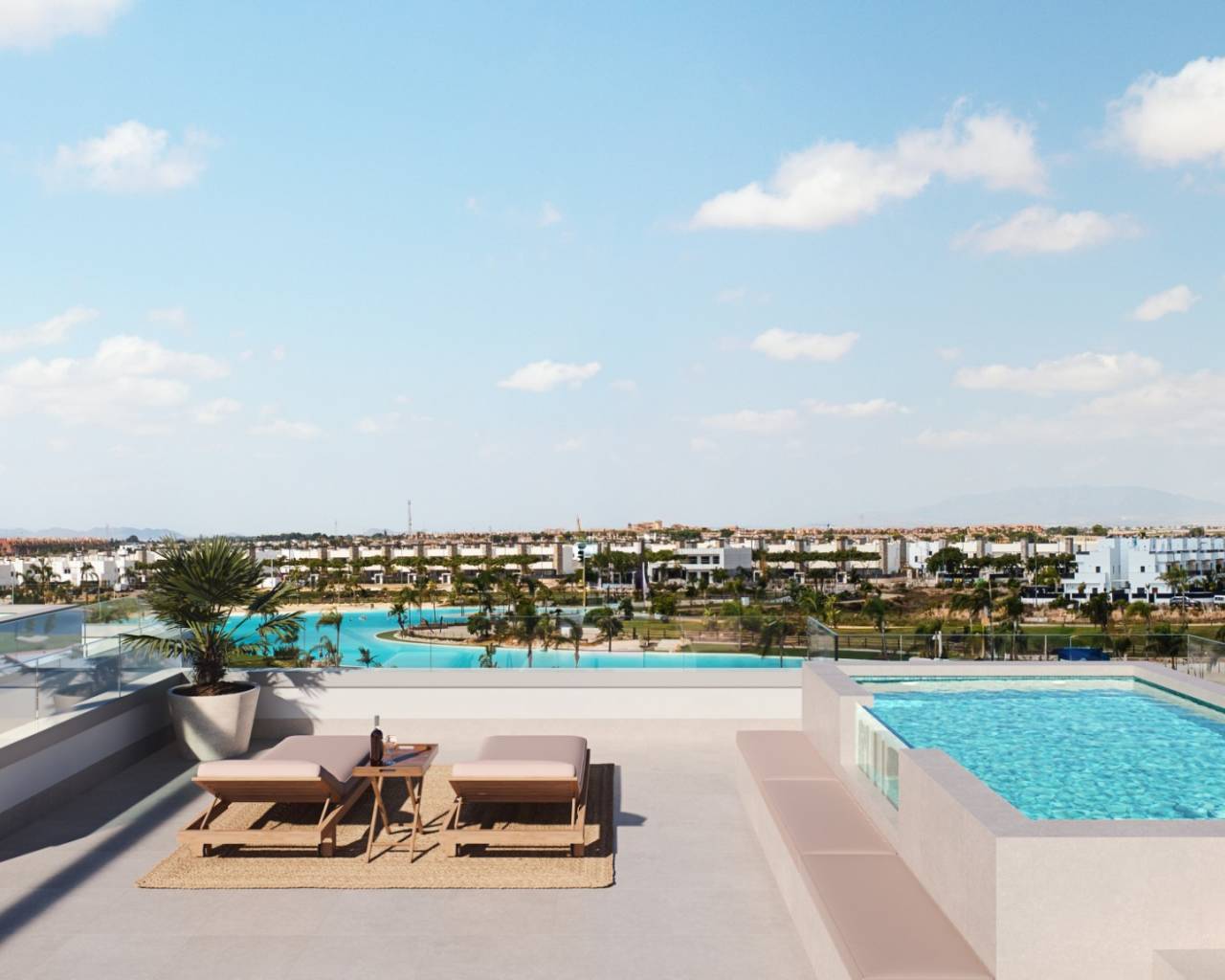 Íbúð · New Build · Los Alcazares · Santa Rosalia Lake and Life Resort