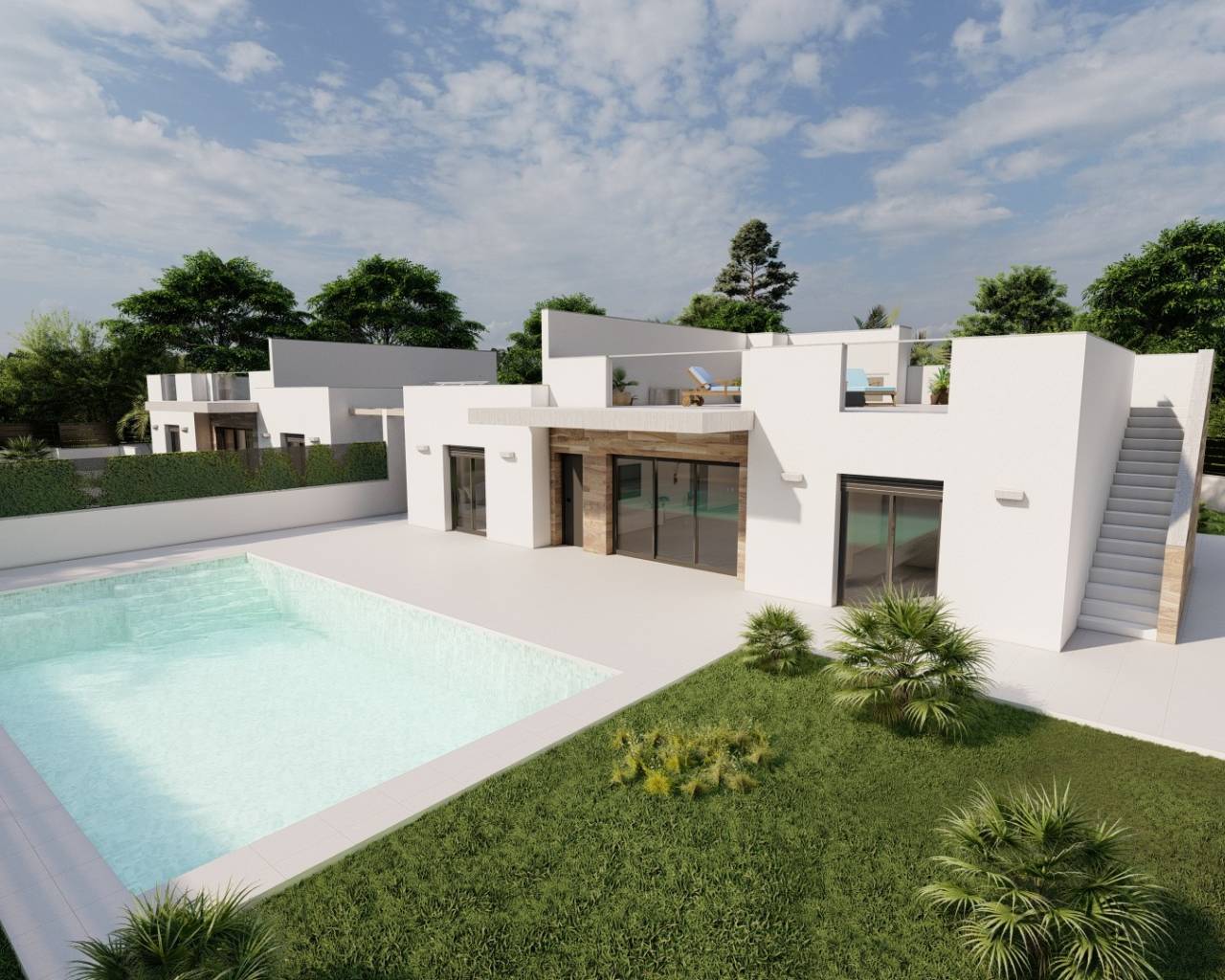 Villa individuelle - Nouvelle construction - Roldan - LNH3353