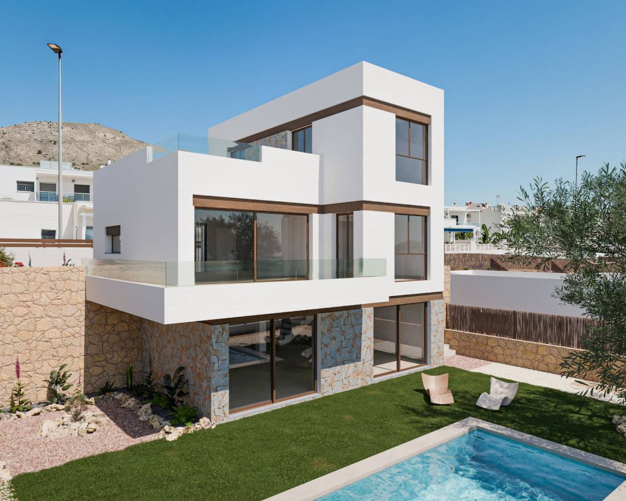 Vrijstaande villa - New Build - Benidorm - LNH3696