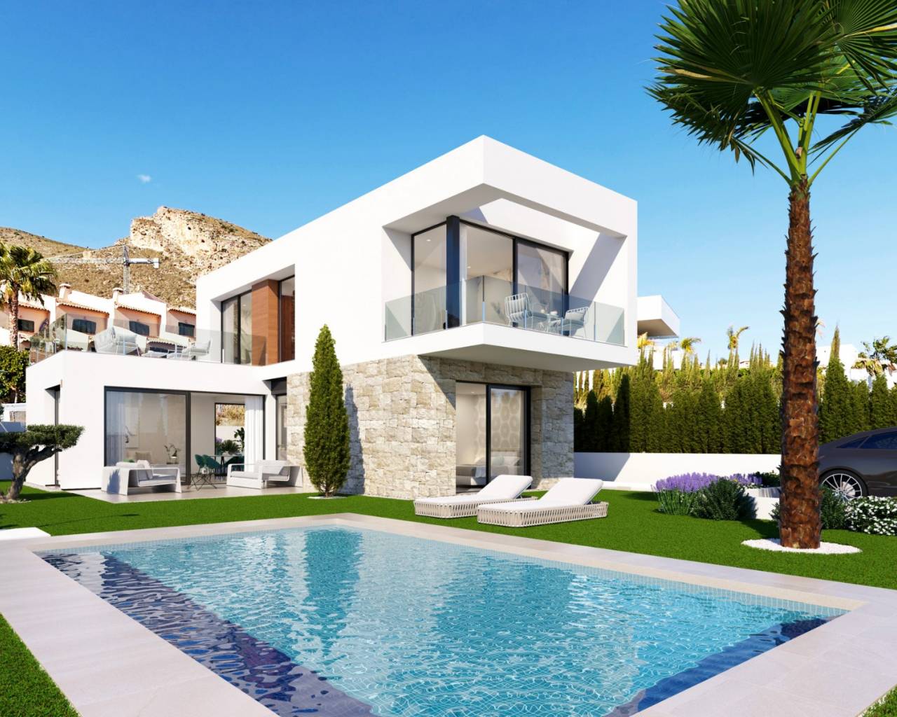 Vrijstaande villa · New Build · Benidorm · Sierra Cortina