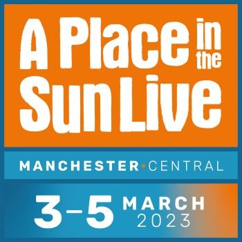 A PLACE IN THE SUN MANCHESTER LIVE - 3-5 maart 2023... KOM ONS BEZOEKEN OP STAND A24...