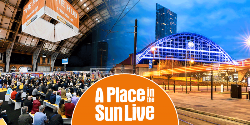 Come and visit us at Place in the Sun live Manchester 2024